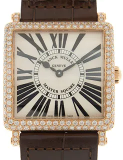 Franck Muller Master Square 6002MBQZRD(5N Rose gold White