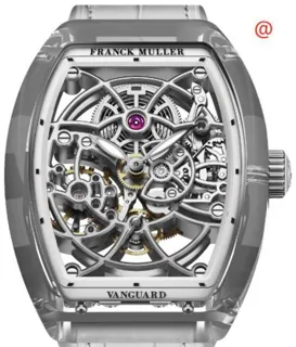 Franck Muller Vanguard V35S6SQT White gold Skeletonized