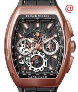 Franck Muller Vanguard V45CCGDSQT5NNR(NRLUM5N Rose gold Skeletonized