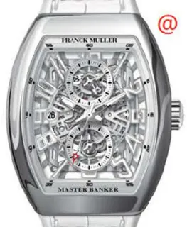 Franck Muller Master Banker V45MBSCDTSQTACBC Stainless steel Skeletonized