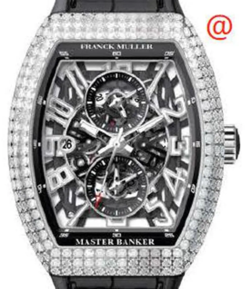 Franck Muller Master Banker V45MBSCDTSQTDACNR 45mm Stainless steel Transparent