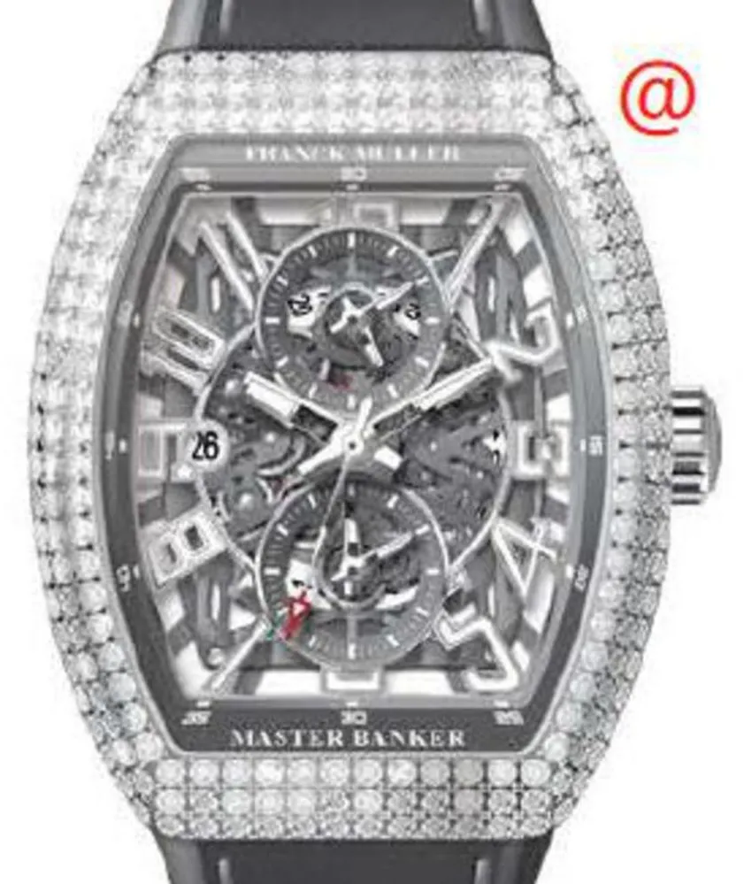 Franck Muller Master Banker V45MBSCDTSQTDACTT 45mm Stainless steel Transparent