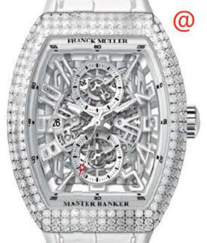 Franck Muller Master Banker V45MBSCDTSQTDACBC 45mm Stainless steel Transparent