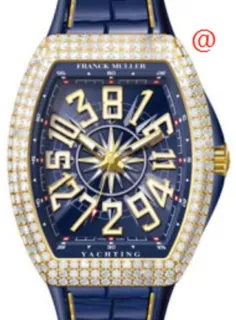 Franck Muller Vanguard V45CHDYACHTING3NBL(BLBLC3N Yellow gold Blue