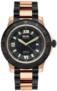 Gevril Sea Cloud 3123B Stainless steel Black