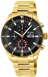 Gevril Yorkville Chronograph 48628B Stainless steel Gray