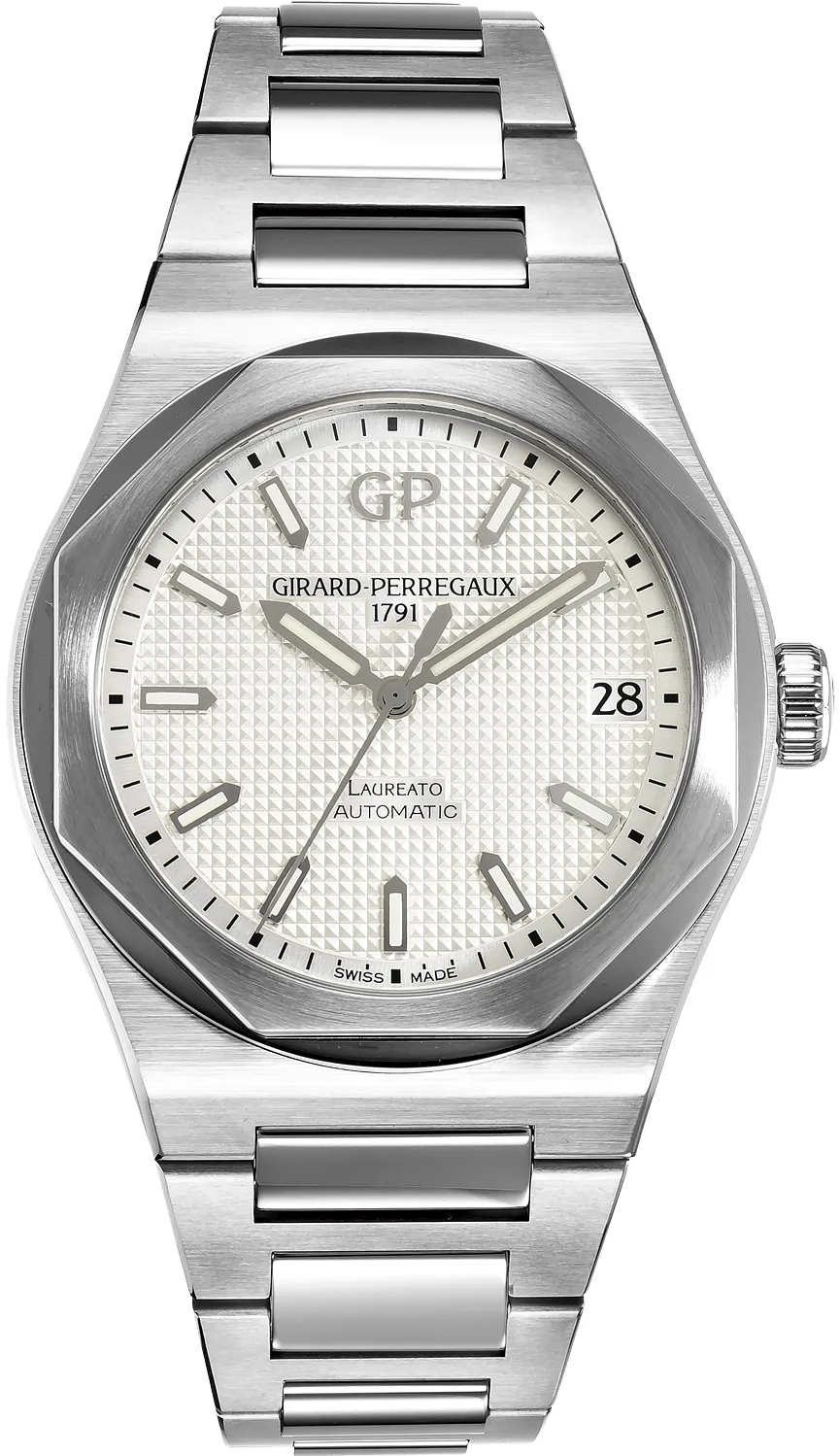 Girard-Perregaux Laureato 81010-11-131-11A 42mm Stainless steel Silver