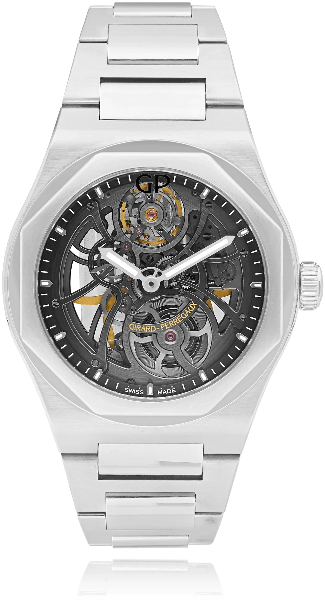 Girard-Perregaux Laureato Skeleton 81015-11-001-11A 42mm Stainless steel Skeleton