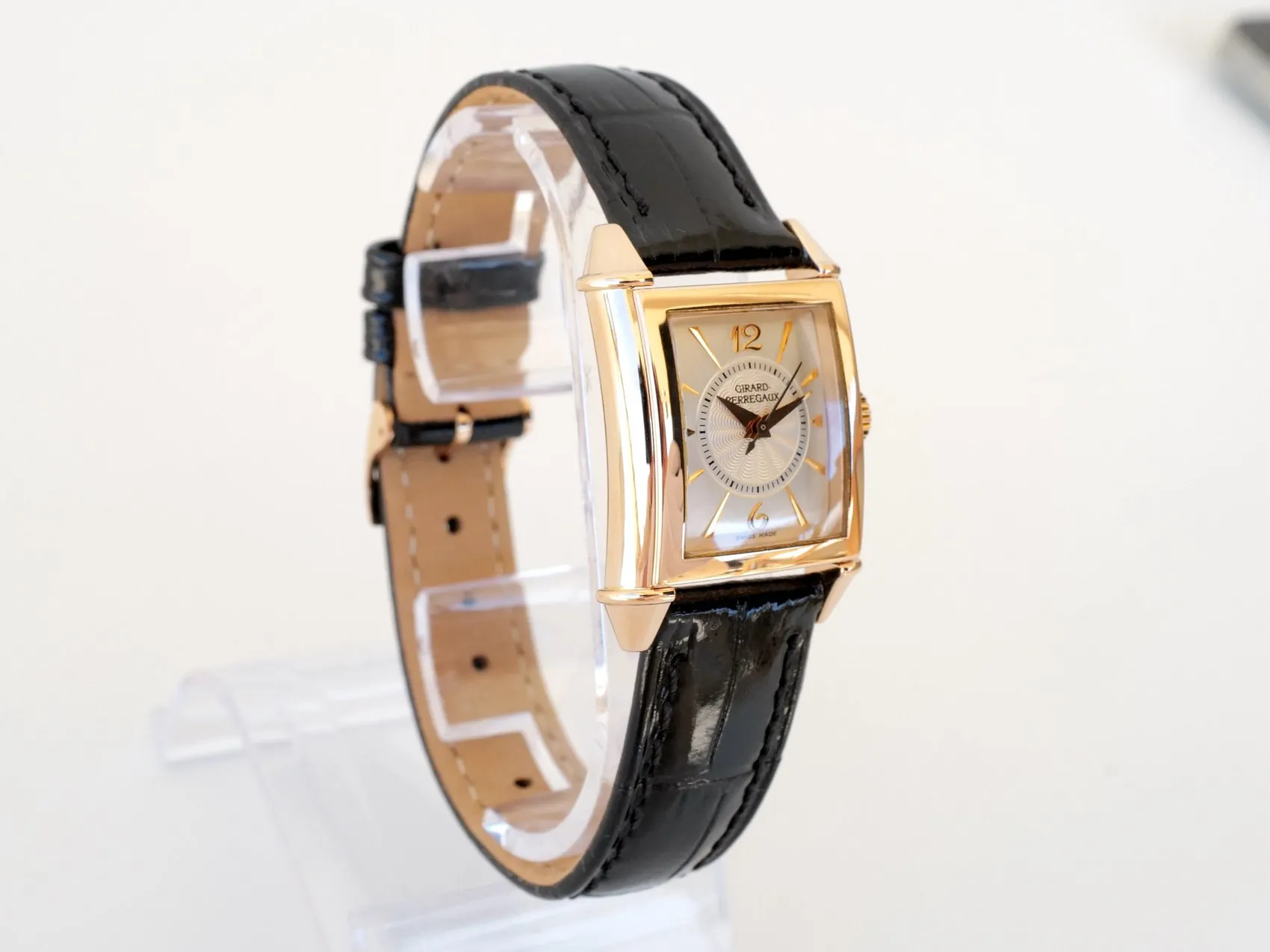 Girard-Perregaux Vintage 1945 2591 24mm Yellow gold Silver 4