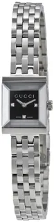 Gucci G-Frame YA128507 Stainless steel Black