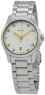 Gucci G-Timeless YA126572 Stainless steel Silver