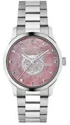 Gucci G-Timeless YA1264166 Stainless steel Pink