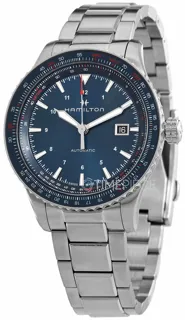 Hamilton Khaki Aviation H76645140 Stainless steel Blue