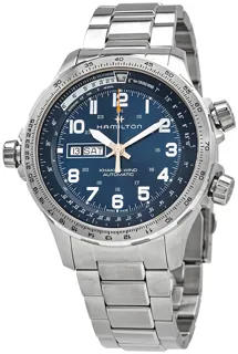 Hamilton Khaki Aviation H77765141 Stainless steel Blue