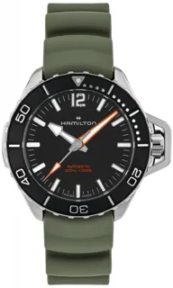 Hamilton Khaki Navy H77455331 Stainless steel Black