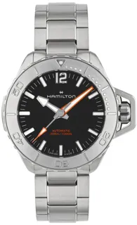 Hamilton Khaki Navy H77485130 Stainless steel Black