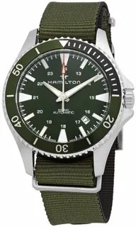 Hamilton Khaki Navy H82375961 40mm Stainless steel Green