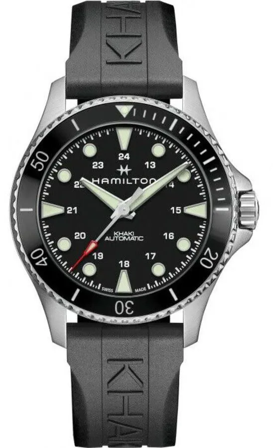 Hamilton Khaki Navy H82515330 43mm Stainless steel Black