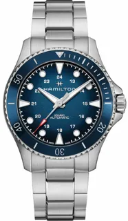 Hamilton Khaki Navy Scuba H82505140 Stainless steel Blue