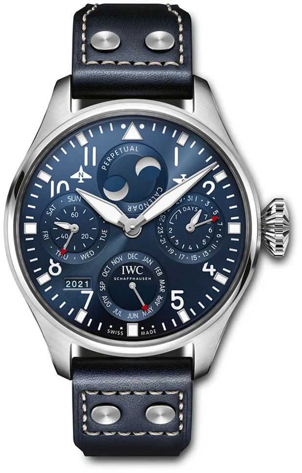 IWC Big Pilot IW503605 46.2mm Stainless steel Blue