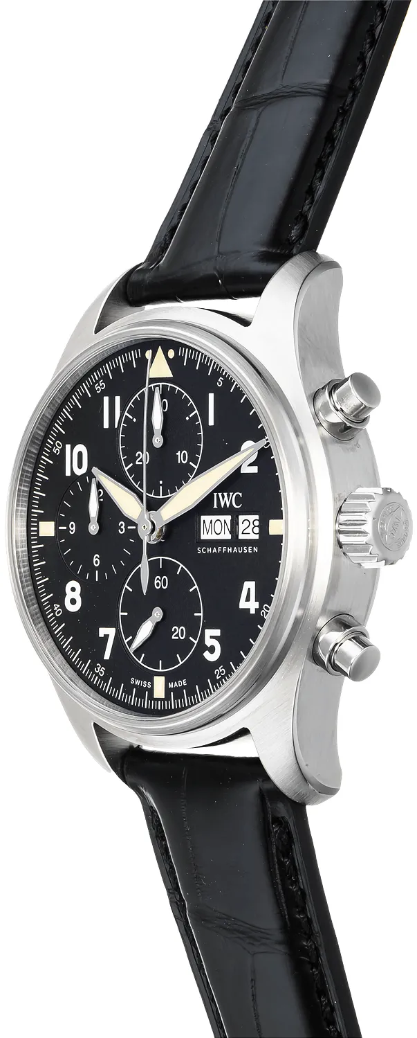 IWC Pilot IW387901 41mm Stainless steel Black 1