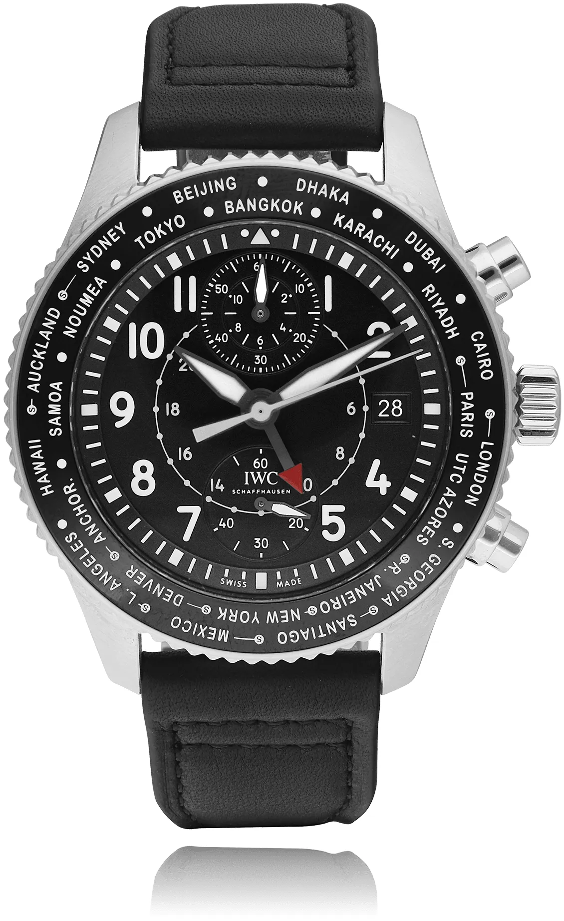 IWC Pilot IW395001 46mm Stainless steel Black