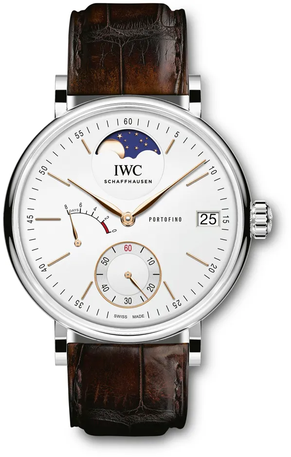 IWC Portofino Hand-Wound IW516401 45mm Stainless steel Silver