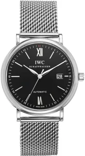 IWC Portofino IW356502 40mm Stainless steel Black