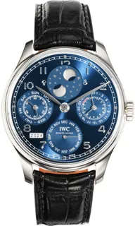 IWC Portugieser IW503401 44mm White gold Blue