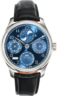 IWC Portugieser IW503401 44mm White gold Blue