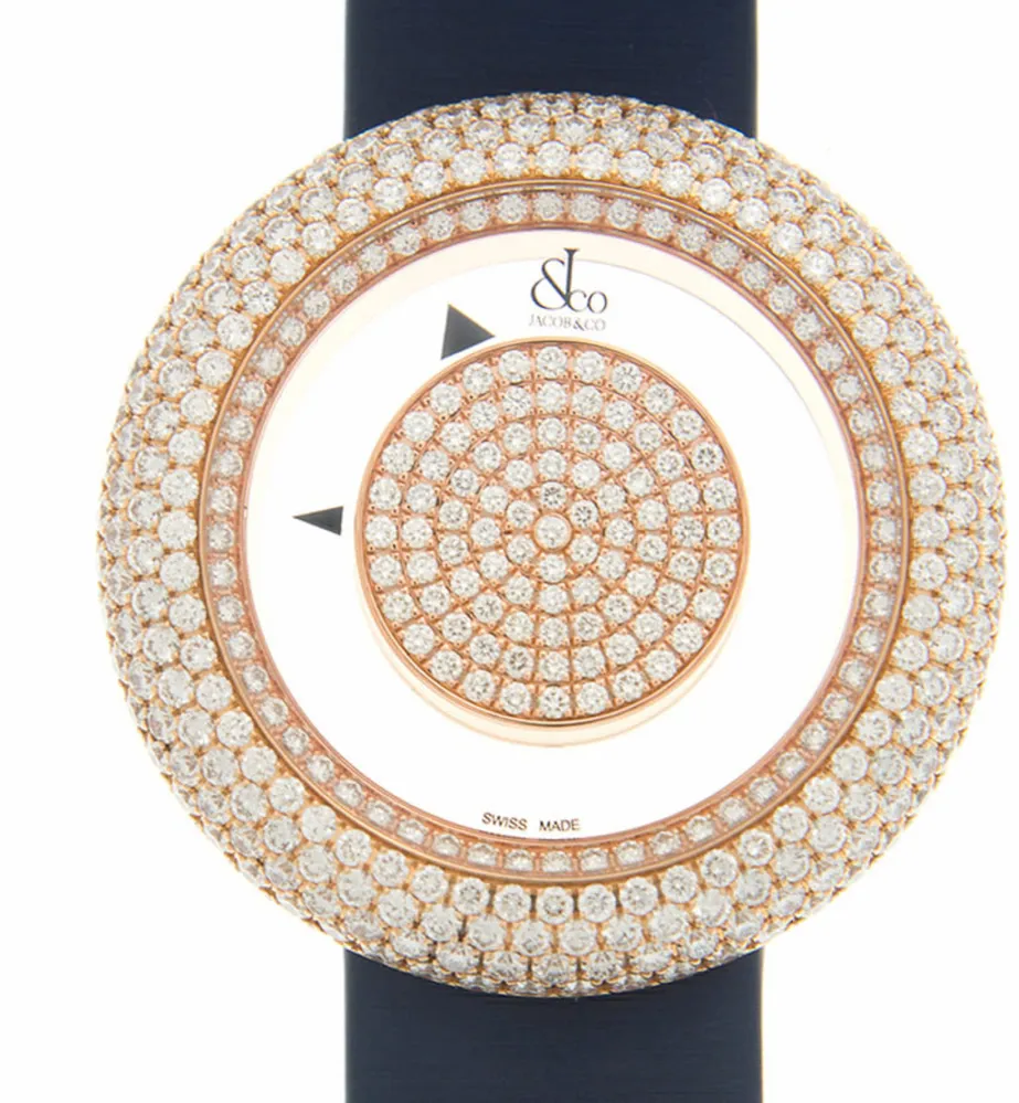 Jacob & Co. 44mm Rose gold Transparent