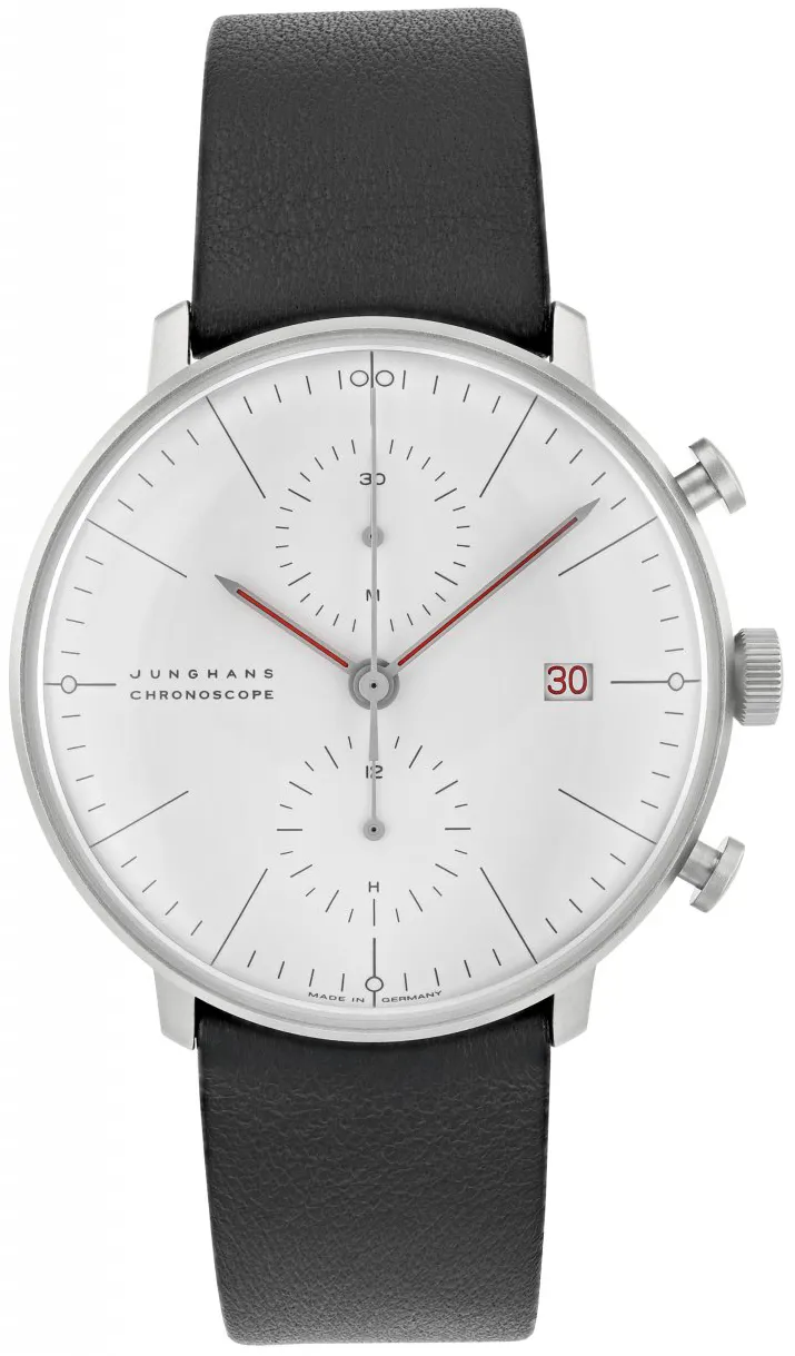 Junghans max bill 27430302 40mm Stainless steel White