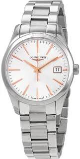 Longines Conquest Classic L2.386.4.72.6 Stainless steel Silver