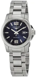 Longines Conquest L3.376.4.96.6 Stainless steel Blue