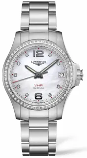 Longines Conquest L3.316.0.87.6 Stainless steel White