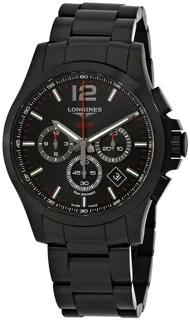 Longines Conquest V.H.P. L3.727.2.56.6 Stainless steel Black