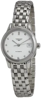 Longines Flagship L4.274.4.27.6 Stainless steel White