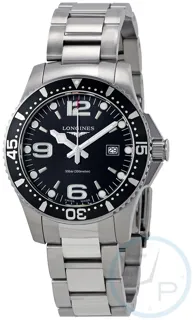 Longines HydroConquest L3.730.4.56.6 Stainless steel Black