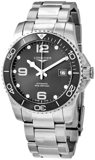 Longines HydroConquest L3.781.4.76.6 Stainless steel Sunray Grey