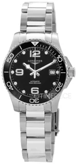 Longines HydroConquest L37804566 Stainless steel Black