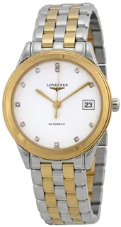 Longines Flagship L4.774.3.27.7 Stainless steel White