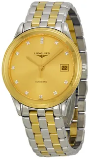 Longines Flagship L4.774.3.37.7 Stainless steel Champagne