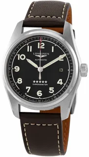 Longines Spirit L38104530 Stainless steel Black