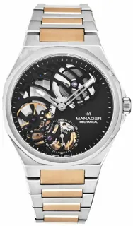 Manager Revolution MAN-RM-06-BM 44mm Stainless steel Black