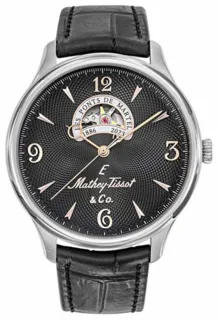 Mathey-Tissot Edmond Auto Havana MC1886CNA Stainless steel Black