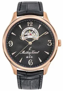 Mathey-Tissot Edmond Auto Havana MC1886CN Stainless steel Black