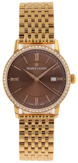 Maurice Lacroix Eliros EL1094-PVPD6-710-1 Rose gold Brown