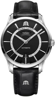 Maurice Lacroix Pontos PT6358-SS001-332-2 Stainless steel Black