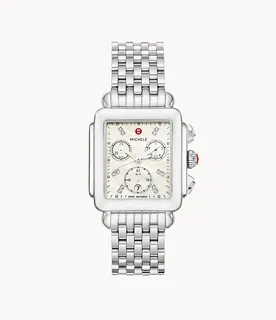 Michele Deco MWW06A000778 Stainless steel White