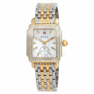 Michele Deco Mid MWW06V000123 Stainless steel White